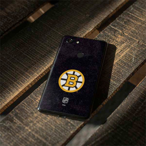 NHL Boston Bruins Distressed Google Pixel 3 Skin